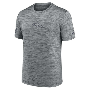 Denver Broncos Nike 2025 Sideline Velocity Team Issued T-Shirt XLarge Dark Grey Heather