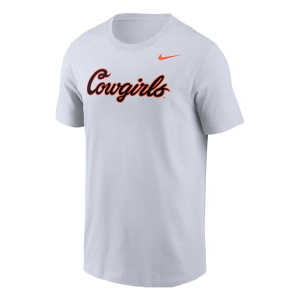 Oklahoma State Cowboys Nike Cowgirls Softball T-Shirt Small White