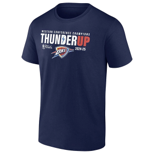 Oklahoma City Thunder Conference Champions Home Fanatics T-Shirt Medium Navy