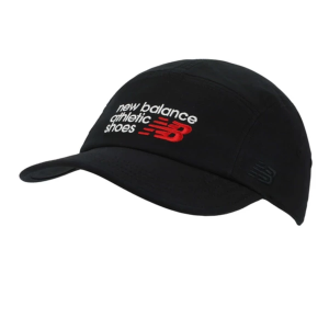 New Balance 5 Panel Athletics Graphic Adjustable Hat One Size Black