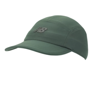 New Balance 5 Panel Performance Adjustable Hat One Size Dark Juniper
