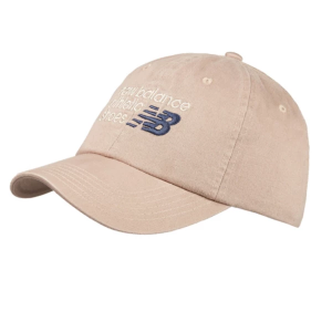 New Balance 6 Panel NB Athletic Graphic Adjustable Hat One Size Mushroom