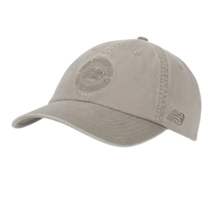 New Balance 6 panel Circle Graphic Adjustable Hat One Size Arid Stone
