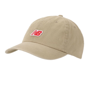 New Balance 6 Panel NB Patch Logo Adjustable Hat One Size Stoneware