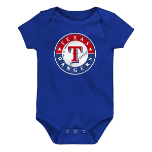 Genuine Stuff Baby Texas Rangers Logo Onesie