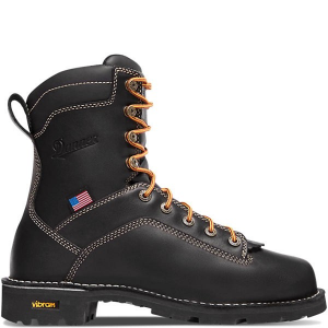 Men's Danner Quarry USA 8" AT Work Boots Outdoor 14 Black