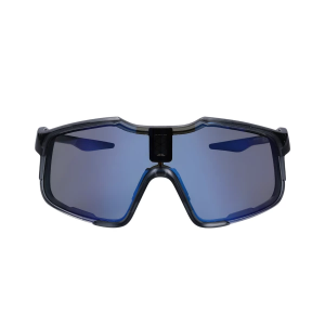 Men's CHAMELO EYEWEAR Falcon Polarized Sunglasses Obsidian/Alpha Blue