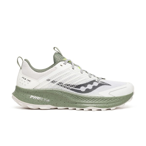 Men's Saucony Ride Tr2 Trail Running Shoes sneakers-athletic-shoes 9.5 Regular White/Olivine
