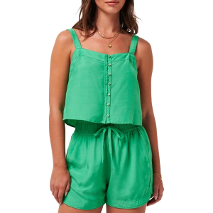 Women's TravisMathew Savanna Square Neck Golf Tank Top Small Greenbriar