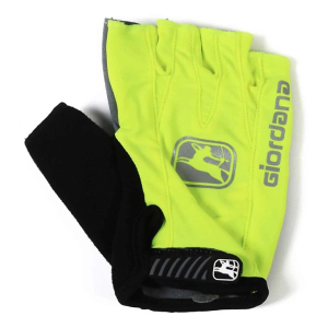Men's Giordana Strada Gel Cycling Gloves 2XLarge Yellow
