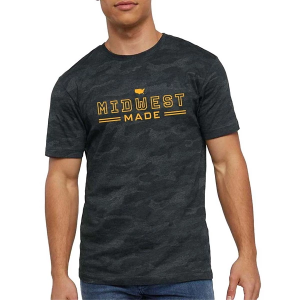 Men's Homeplace Apparel Midwest Made T-Shirt XLarge Black Camo