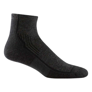 Men's Darn Tough Midweight Quarter Socks Medium Black/Onyx Singles
