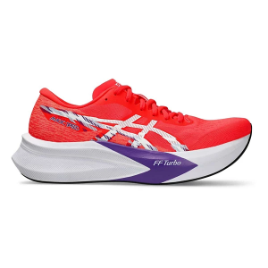 Men's ASICS Magic Speed 4 Running Shoes sneakers-athletic-shoes 9.5 Regular Flash Red/White