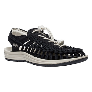Women's KEEN Uneek Canvas Closed Toe Sandals 9 Black/Birch