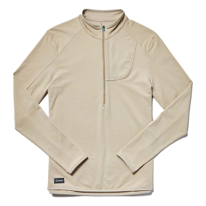 Men's Janji Rover Merino Long Sleeve 1/2 Zip Large Dune