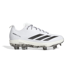 Men's adidas Adizero Electric II Exotic Molded Baseball Cleats 10 White/Black