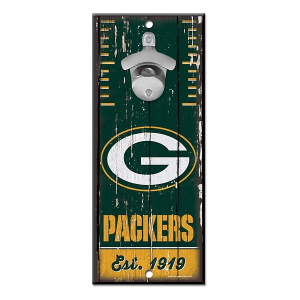 Wincraft Green Bay Packers 5"x11" Bottle Opener Sign
