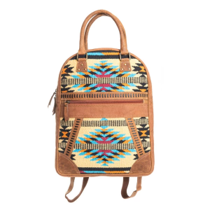 Myra Tribal Visions Backpack Purse Multicolor