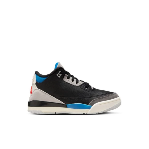 Kids' Air Jordan 3 Retro "Rare Air" Sneakers sneakers-athletic-shoes Little 3 Regular Black/Chile Red/Neutral Grey