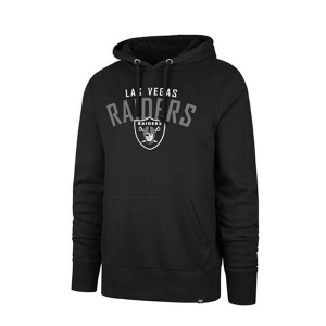 Las Vegas Raiders 47 Brand Outrush Hoodie Medium Black