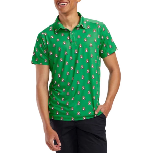 Men's Tipsy Elves Golpher Golf Polo Small Green
