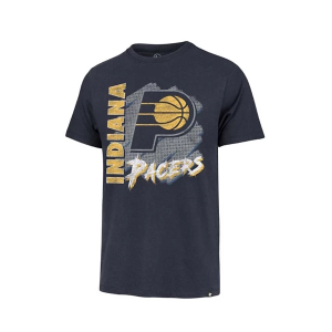 Indiana Pacers Front Row 47 Brand T-Shirt Medium Blue