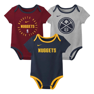 Nike Baby Denver Nuggets Bosy 3pk Onesie