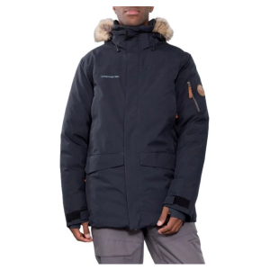 Men's Obermeyer Ridgeline Faux Fur Jacket Medium Black