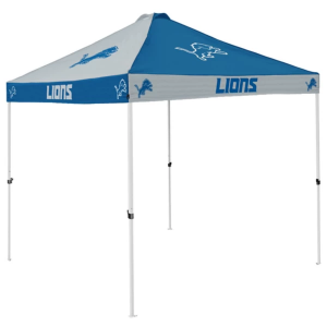 Logo Brands Detroit Lions Checkerboard Canopy