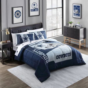 Logo Brands Dallas Cowboys Status Bed In A Bag Queen