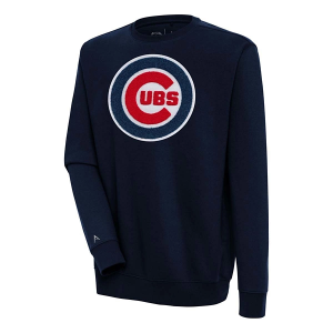 Chicago Cubs Antigua Chenille Victory Crew 3XLarge Navy