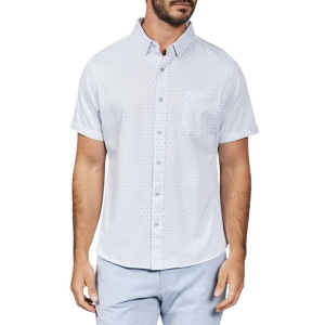 Men's 7 Diamonds Radley Button Up Shirt Large Light Blue