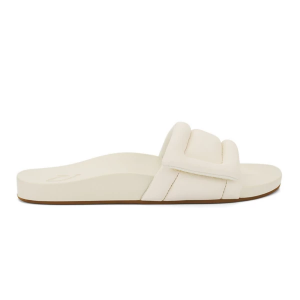Women's OluKai Sunbeam Slide Sandals 9 Off White / Off White