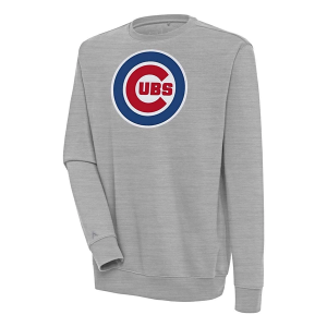 Chicago Cubs Antigua Victory Crew Small Grey Heather