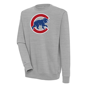 Chicago Cubs Antigua Walking Bear Victory Crew Small Grey Heather