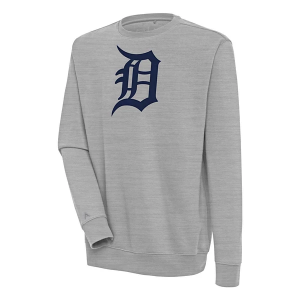 Detroit Tigers Antigua Victory Crew Small Grey Heather