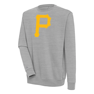 Pittsburgh Pirates Antigua Victory Crew Small Grey Heather