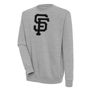 San Francisco Giants Antigua Victory Crew Small Grey Heather