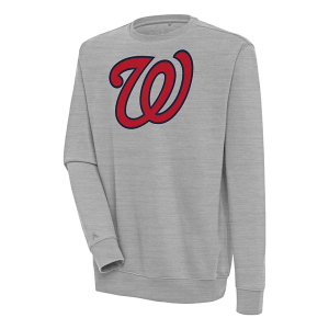 Washington Nationals Antigua Victory Crew Small Grey Heather