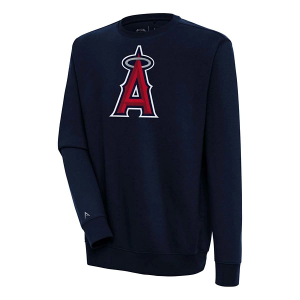 Los Angeles Angels Antigua Victory Crew Small Navy