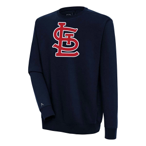 St. Louis Cardinals Antigua Victory Crew Small Navy