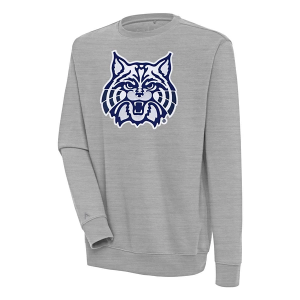 Arizona Wildcats Antigua Crew Small Grey Heather