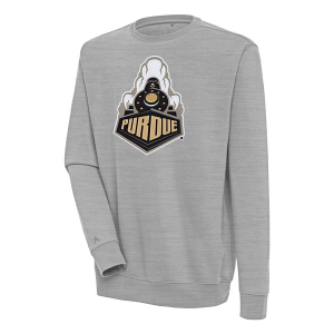 Purdue Boilermakers Antigua Crew Small Grey Heather