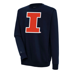 Illinois Fighting Illini Antigua Crew 2XLarge Navy