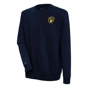 Milwaukee Brewers Antigua Victory Crew 3XLarge Navy