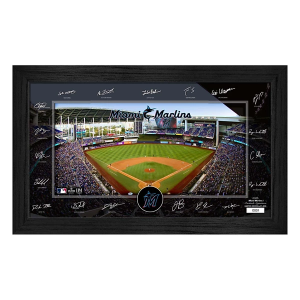 Highland Mint Miami Marlins 2025 Signature Field Frame