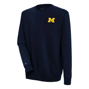 Michigan Wolverines Antigua Crew Small Navy
