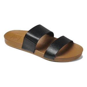 Women's Reef Cushion Vista Sandals 9.5 Black/Natural