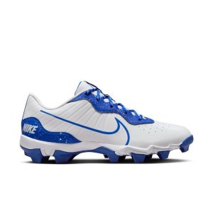 Men's Nike Alpha Huarache 4 Keystone Molded Baseball Cleats 12 White/Hyper Royal