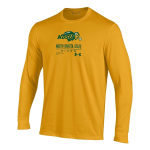 North Dakota State Bison Under Armour Adrian T-Shirt 2XLarge Gold